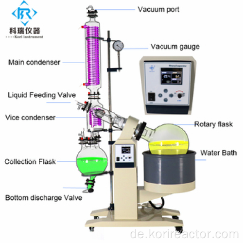 Vakuumethanol-Rotationsverdampfer 10L 20L 30L 50L